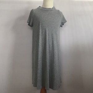 Gray T-Shirt Dress